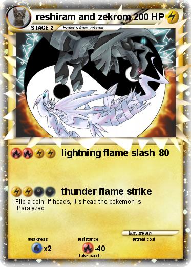 Pokemon reshiram and zekrom