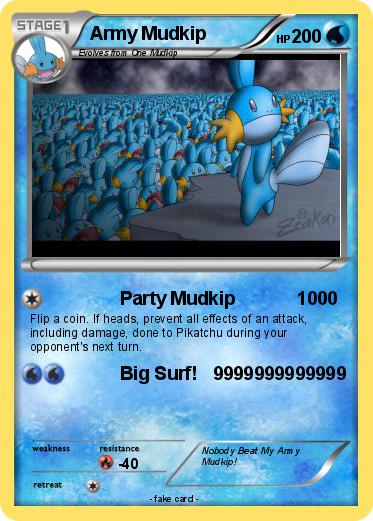 Pokemon Army Mudkip