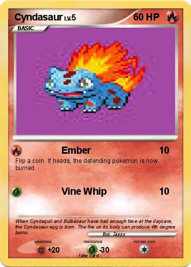 Pokemon Cyndasaur