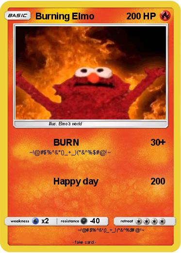 Pokemon Burning Elmo