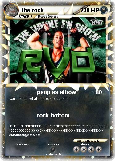 Pokemon the rock