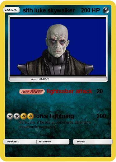 Pokemon sith luke skywalker