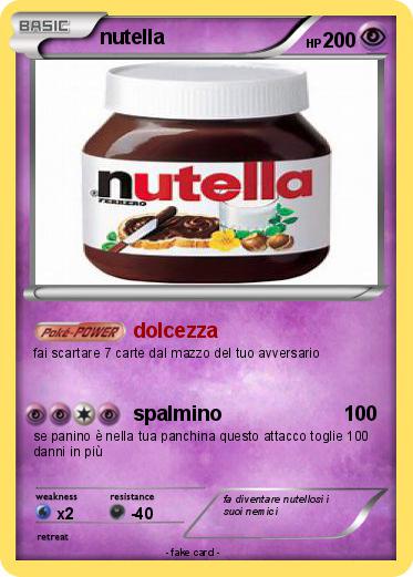 Pokemon nutella