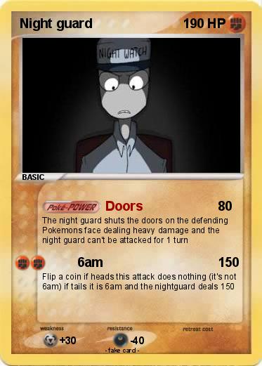 Pokemon Night guard