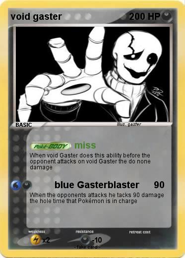 Pokemon void gaster