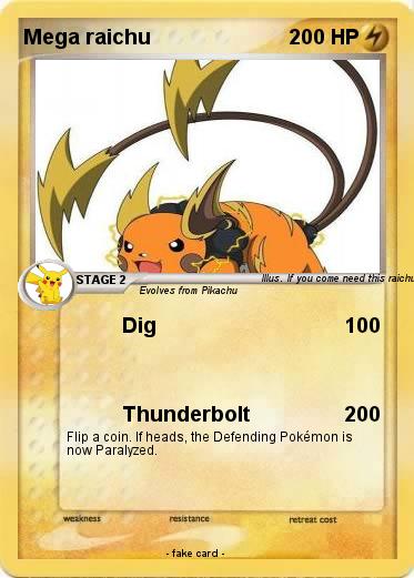 Pokemon Mega raichu