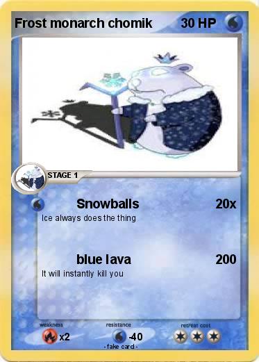 Pokemon Frost monarch chomik