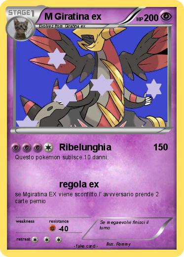 Pokemon M Giratina ex