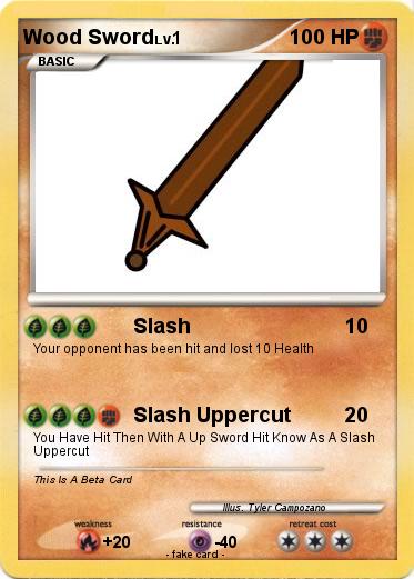 Pokemon Wood Sword