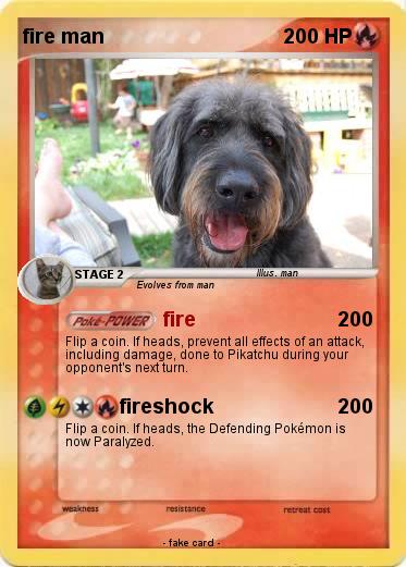 Pokemon fire man