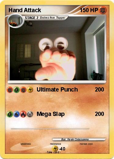Pokemon Hand Attack