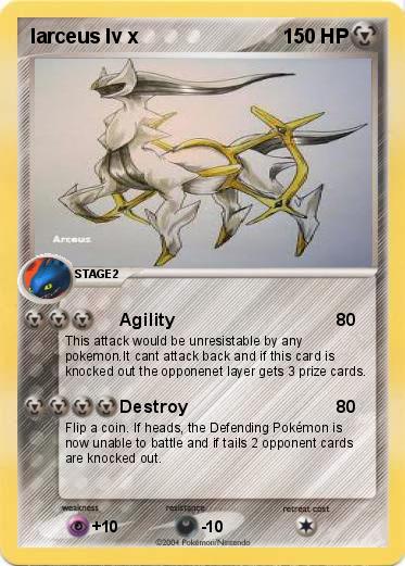 Pokemon larceus lv x