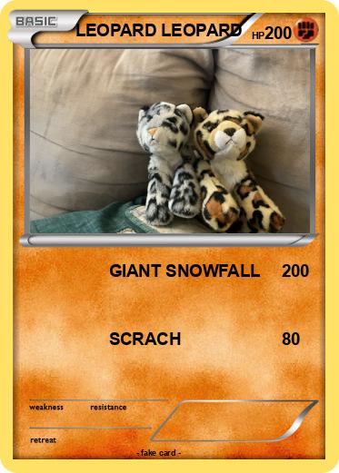 Pokemon LEOPARD LEOPARD