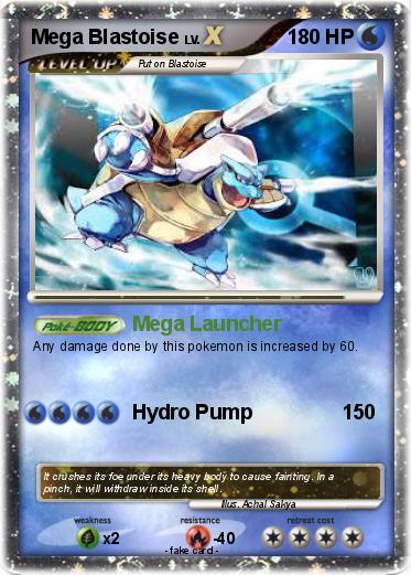 Pokemon Mega Blastoise