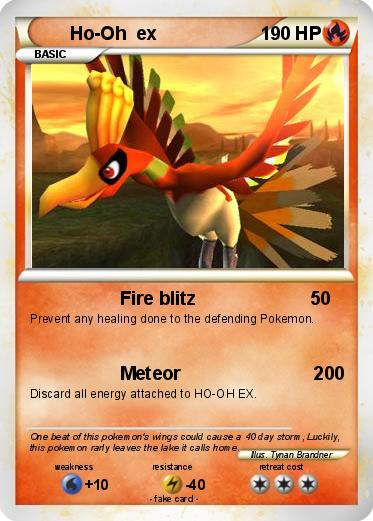 Pokemon Ho-Oh  ex
