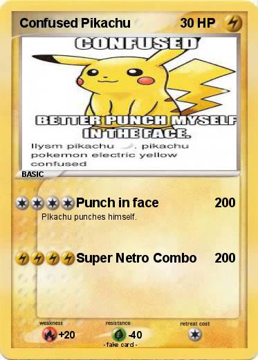 Pokemon Confused Pikachu
