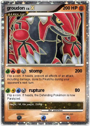 Pokemon groudon