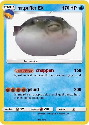 Pokemon mr.puffer EX