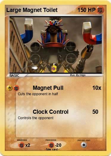 Pokemon Large Magnet Toilet