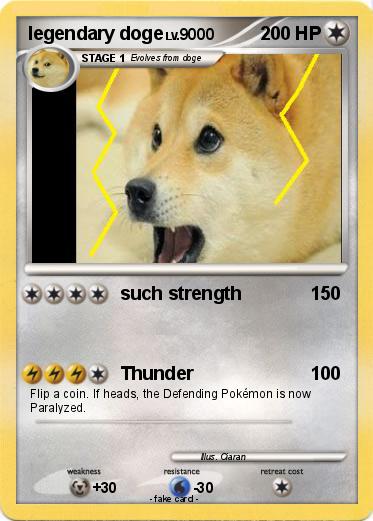 Pokemon legendary doge