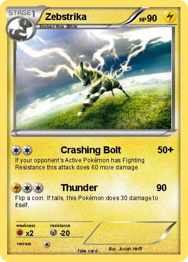 Pokemon Zebstrika