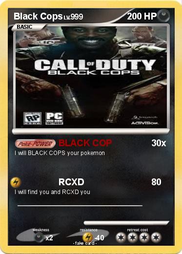 Pokemon Black Cops