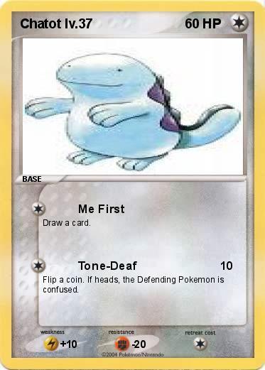 Pokemon Chatot lv.37