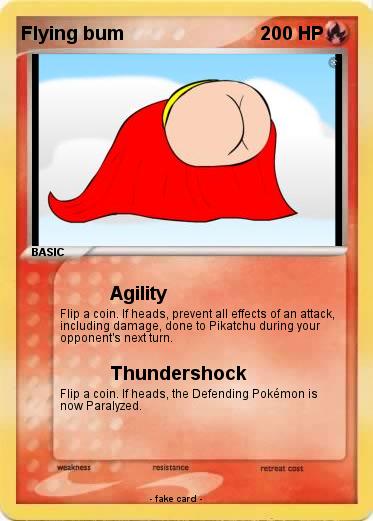 Pokemon Flying bum