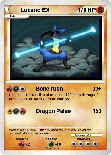 Pokemon Lucario EX