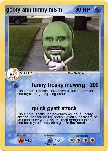 Pokemon goofy ahh funny m&m