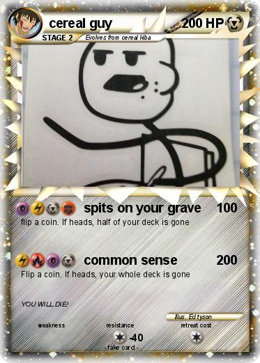 Pokemon cereal guy