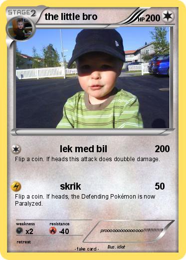 Pokemon the little bro