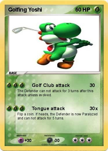 Pokemon Golfing Yoshi