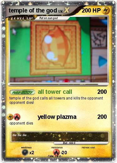 Pokemon temple of the god