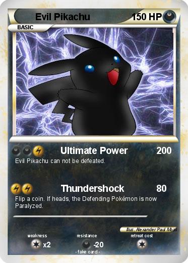 Pokemon Evil Pikachu