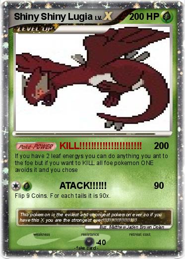 Pokemon Shiny Shiny Lugia