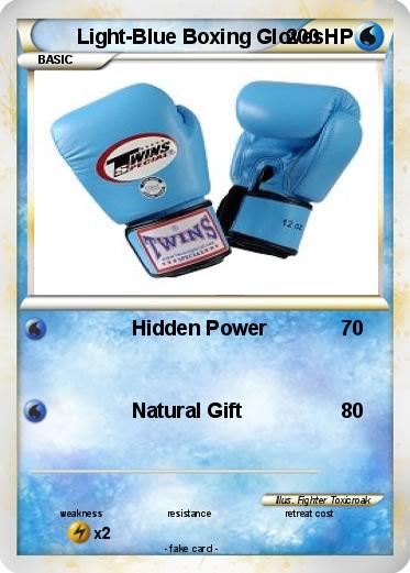 Pokemon Light-Blue Boxing Gloves