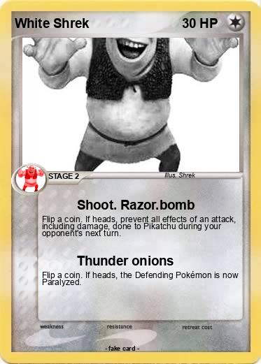 Pokemon White Shrek
