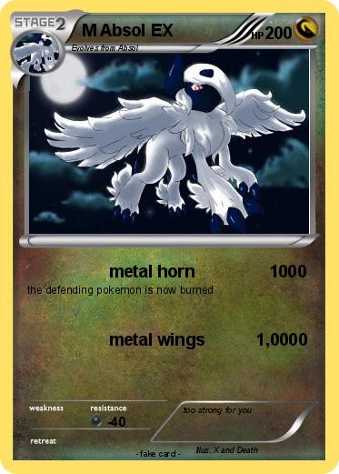 Pokemon M Absol EX