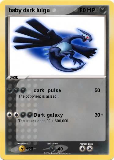 Pokemon baby dark luiga