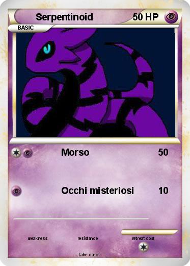 Pokemon Serpentinoid