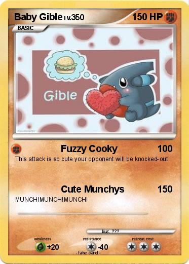 Pokemon Baby Gible