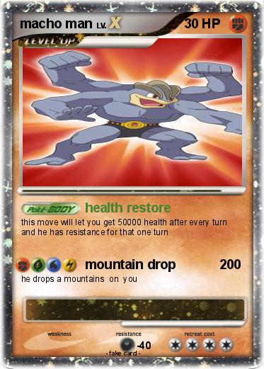 Pokemon macho man