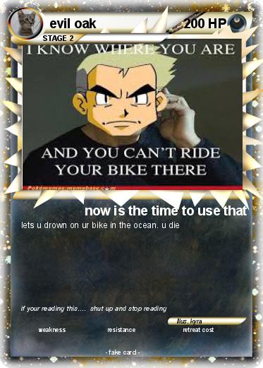 Pokemon evil oak