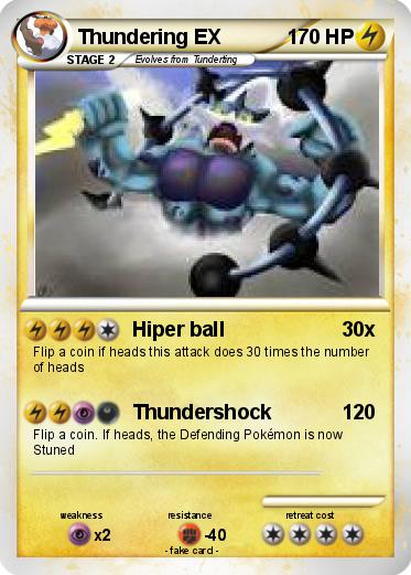 Pokemon Thundering EX