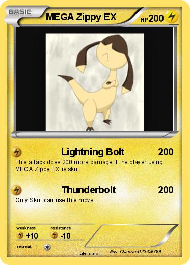 Pokemon MEGA Zippy EX