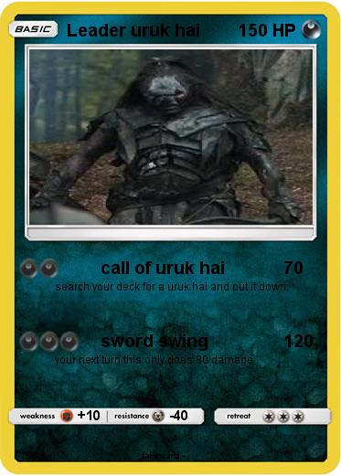 Pokemon Leader uruk hai
