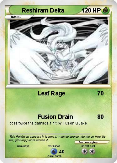 Pokemon Reshiram Delta