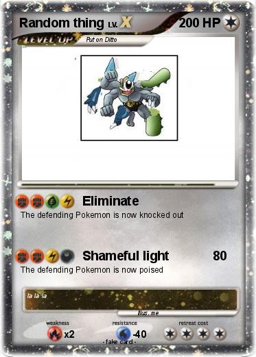 Pokemon Random thing