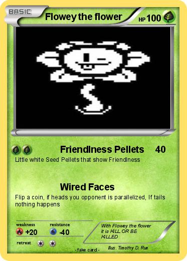 Pokemon Flowey the flower